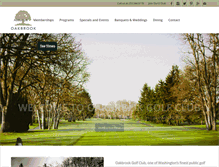 Tablet Screenshot of oakbrookgolfclub.com